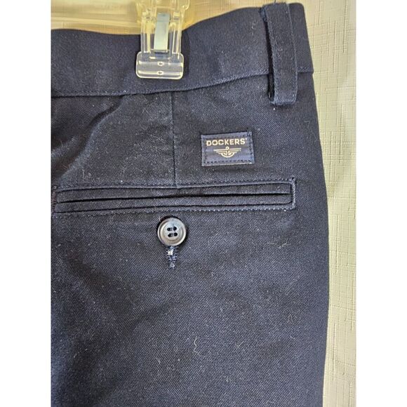 DOCKERS Pants Mens 36 Blue Pleated Front Classic Khakis Adult 36x32 - Picture 5 of 10
